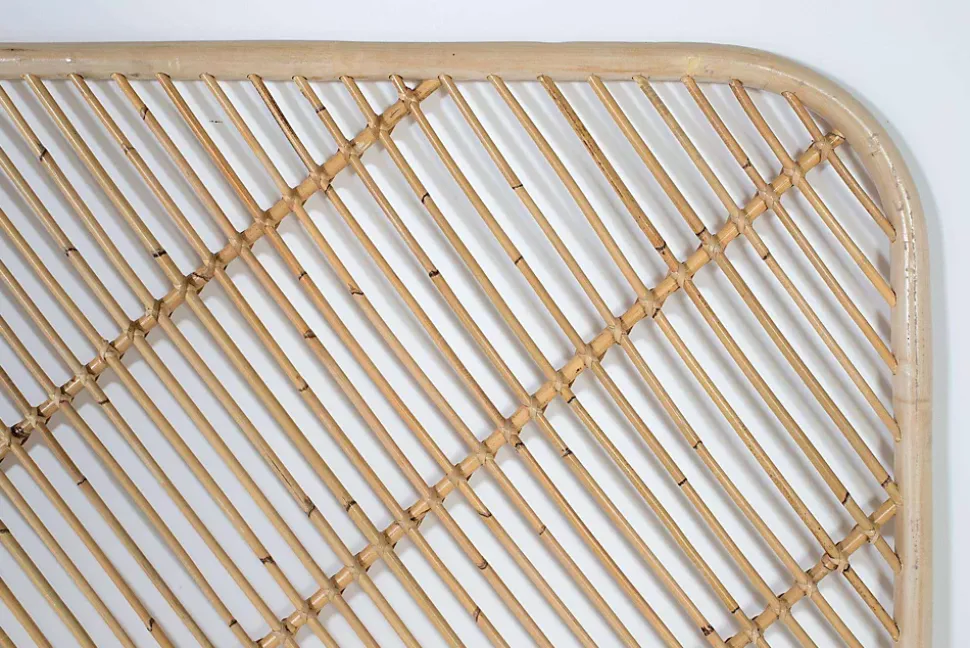 Tête de lit rotin 150 cm style organique