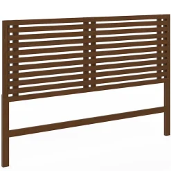 Tête de lit sur pied en lattes AVA 160 cm façon bois vieilli