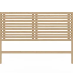 Tête de lit sur pied en lattes AVA 160 cm façon bois clair