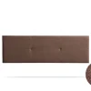 Tête de Lit Tapisée ALMA Aqualine 170x50x5 cm - Chocolat - Moonia