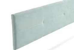 Tête de Lit Tapisée ALMA Aqualine 170x50x5 cm - Vert Aqua - Moonia