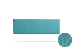 Tête de Lit Tapisée ALMA Aqualine 170x50x5 cm - Turquoise - Moonia