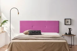 Tête de Lit Tapisée ALMA Aqualine 100x50x5 cm - Fuchsia - Moonia