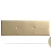 Tête de Lit Tapisée ALMA Simili cuir 100x50x5 cm - Or - Moonia