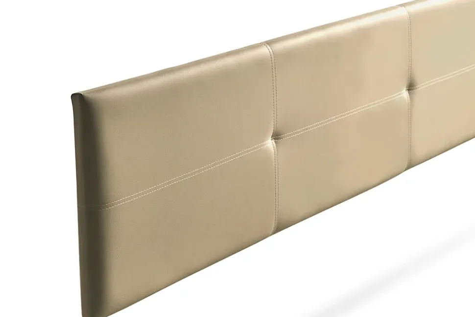 Tête de Lit Tapisée ALMA Simili cuir 100x50x5 cm - Or - Moonia