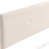 Tête de Lit Tapisée ALMA Simili cuir 170x50x5 cm - Beige - Moonia