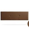 Tête de Lit Tapisée ALMA Simili cuir 160x50x5 cm - Marron - Moonia