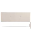 Tête de Lit Tapisée ALMA Simili cuir 145x50x5 cm - Beige - Moonia