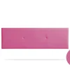 Tête de Lit Tapisée ALMA Simili cuir 145x50x5 cm - Rose - Moonia