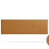 Tête de Lit Tapisée ALMA Simili cuir 115x50x5 cm - Marron Clair - Moonia