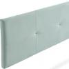Tête de Lit Tapisée ALTEA Aqualine 130x50x5 cm - Vert Aqua - Moonia