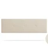 Tête de Lit Tapisée ALTEA Simili cuir 100x50x5 cm - Blanc Cassé - Moonia