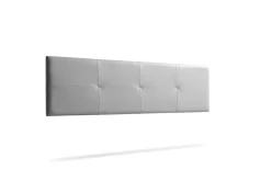 Tête de Lit Tapisée ALTEA Simili cuir 170x50x5 cm - Argent - Moonia