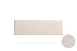 Tête de Lit Tapisée ALTEA Simili cuir 160x50x5 cm - Beige - Moonia