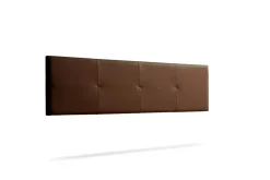 Tête de Lit Tapisée ALTEA Simili cuir 115x50x5 cm - Marron - Moonia