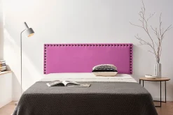 Tête de Lit Tapisée MODENA Aqualine 100x55x8 cm - Fuchsia - Moonia