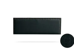 Tête de Lit Tapisée MODENA Aqualine 160x55x8 cm - Noir - Moonia