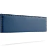 Tête de Lit Tapisée MODENA Simili cuir 100x55x8 cm - Bleu Foncé - Moonia