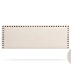 Tête de Lit Tapisée MODENA Simili cuir 100x55x8 cm - Beige - Moonia
