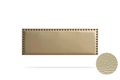 Tête de Lit Tapisée MODENA Simili cuir 115x55x8 cm - Or - Moonia