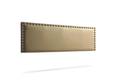 Tête de Lit Tapisée MODENA Simili cuir 115x55x8 cm - Or - Moonia