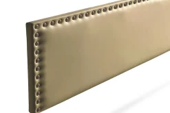 Tête de Lit Tapisée MODENA Simili cuir 115x55x8 cm - Or - Moonia