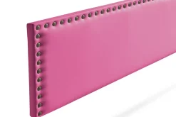 Tête de Lit Tapisée MODENA Simili cuir 100x55x8 cm - Rose - Moonia