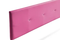 Tête de Lit Tapisée NAPOLI Simili cuir 90x50x5 cm - Rose - Moonia