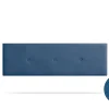 Tête de Lit Tapisée NAPOLI Simili cuir 160x50x5 cm - Bleu Foncé - Moonia
