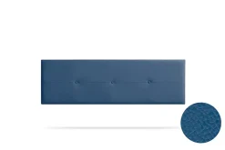 Tête de Lit Tapisée NAPOLI Simili cuir 160x50x5 cm - Bleu Foncé - Moonia