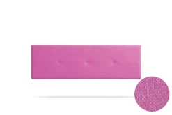 Tête de Lit Tapisée NAPOLI Aqualine 100x50x5 cm - Fuchsia - Moonia