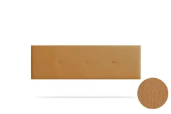 Tête de Lit Tapisée NAPOLI Simili cuir 100x50x5 cm - Marron Clair - Moonia