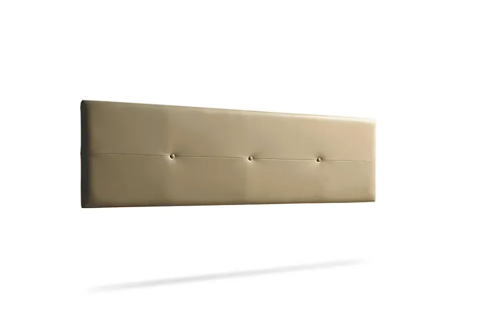 Tête de Lit Tapisée NAPOLI Simili cuir 90x50x5 cm - Or - Moonia