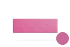 Tête de Lit Tapisée NAPOLI Simili cuir 115x50x5 cm - Rose - Moonia