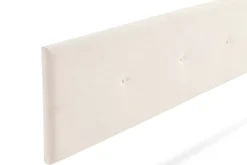 Tête de Lit Tapisée NAPOLI Aqualine 170x50x5 cm - Beige - Moonia