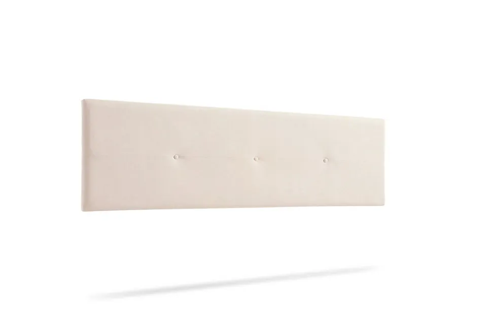 Tête de Lit Tapisée NAPOLI Aqualine 90x50x5 cm - Beige - Moonia