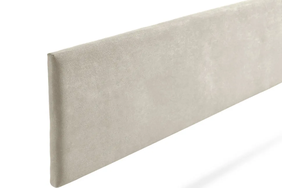Tête de Lit Tapisée NOVA Aqualine 90x50x5 cm - Beige Toast - Moonia