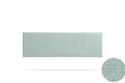 Tête de Lit Tapisée NOVA Aqualine 90x50x5 cm - Vert Aqua - Moonia