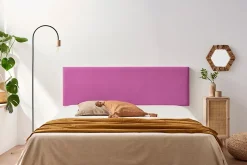 Tête de Lit Tapisée NOVA Aqualine 100x50x5 cm - Fuchsia - Moonia