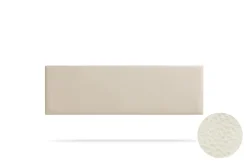 Tête de Lit Tapisée NOVA Simili cuir 115x50x5 cm - Blanc Cassé - Moonia
