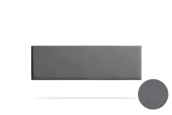 Tête de Lit Tapisée NOVA Simili cuir 115x50x5 cm - Gris Foncé - Moonia