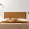 Tête de Lit Tapisée NOVA Simili cuir 170x50x5 cm - Marron Clair - Moonia
