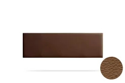Tête de Lit Tapisée NOVA Simili cuir 145x50x5 cm - Marron - Moonia