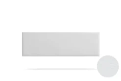 Tête de Lit Tapisée NOVA Simili cuir 115x50x5 cm - Blanc - Moonia