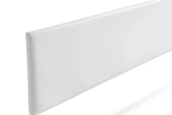 Tête de Lit Tapisée NOVA Simili cuir 115x50x5 cm - Blanc - Moonia