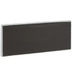 Tête de lit tapissée Creta 160x60 cm Couleur Gris, 8 cm d'épaisseur
