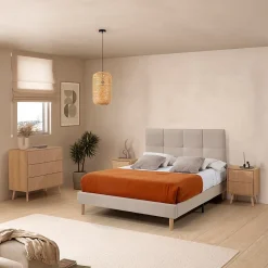 Tête de lit tapissée Sicilia 160x60 cm Beige