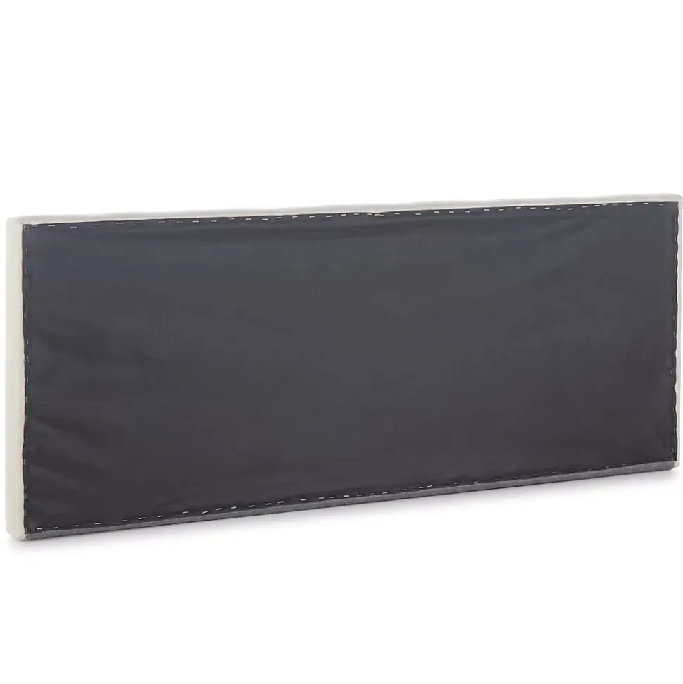 Tête de lit tapissée Tagomago 150x60 cm de Lin Naturel, 8 cm d'épaisseur