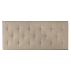 Tête de lit tapissée Turin 160x60 cm Beige