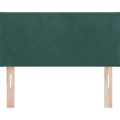 Tête de lit Vert foncé 90 cm Velours vidaXL